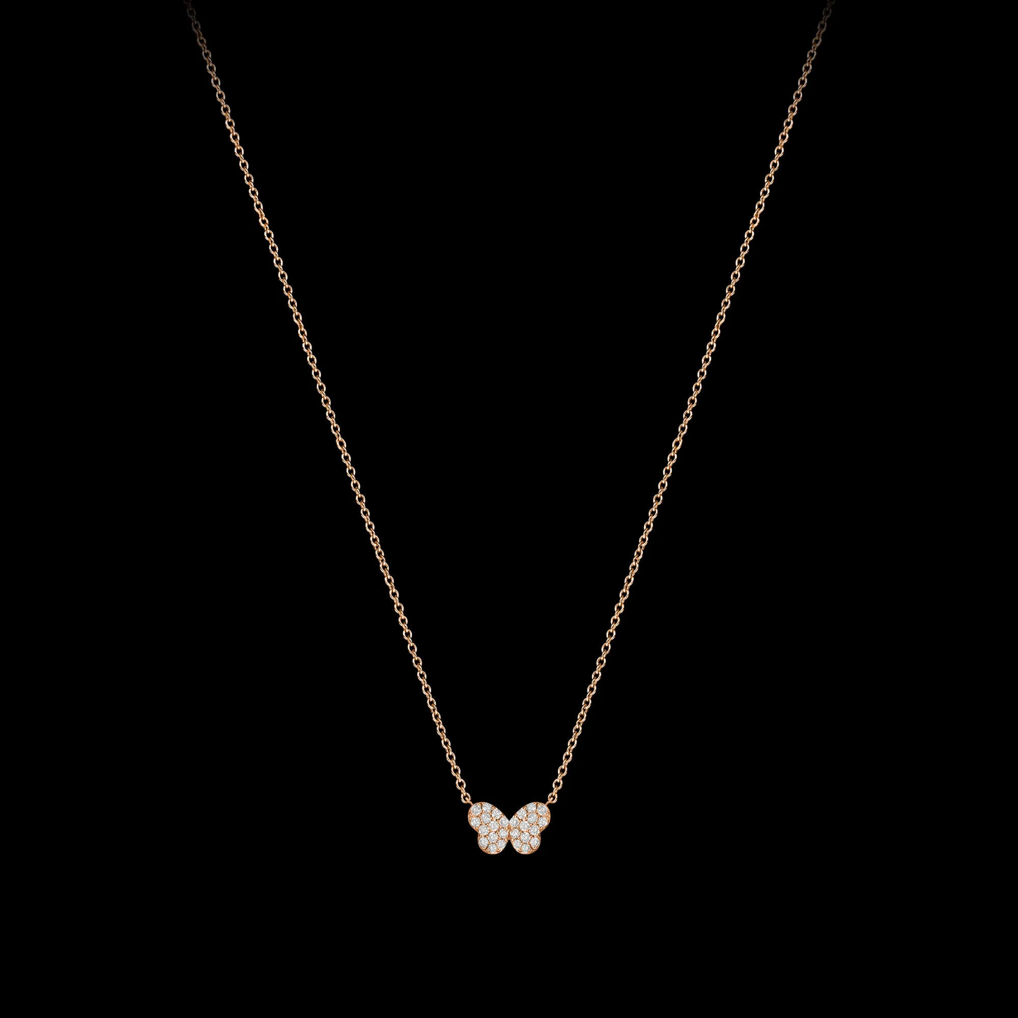 DIAMOND BUTTERFLY NECKLACE FRIDA Fine Jewellery
